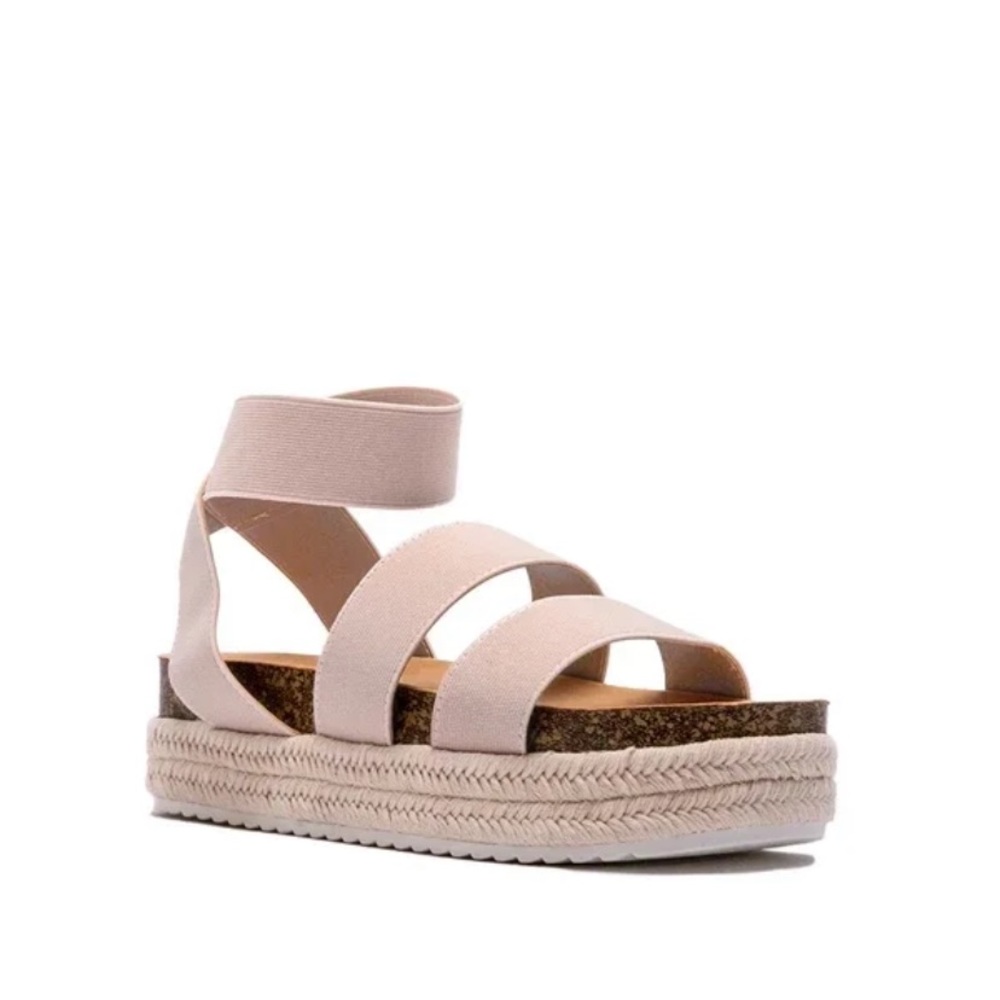 NEW!!! In Box Nude Espadrille Sandals